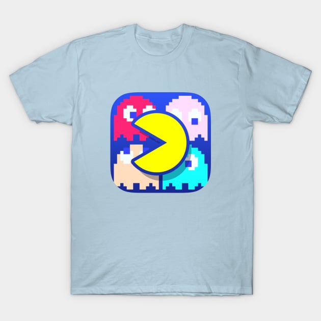 Pac Man Icon T-Shirt by RoswellWitness